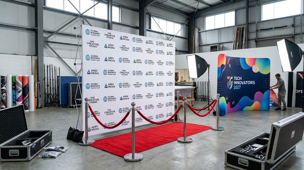 Event Backdrop & Step-and-Repeat Printing in Islamabad & Rawalpindi Gallery Angle 2 - Ittehad Printers Islamabad