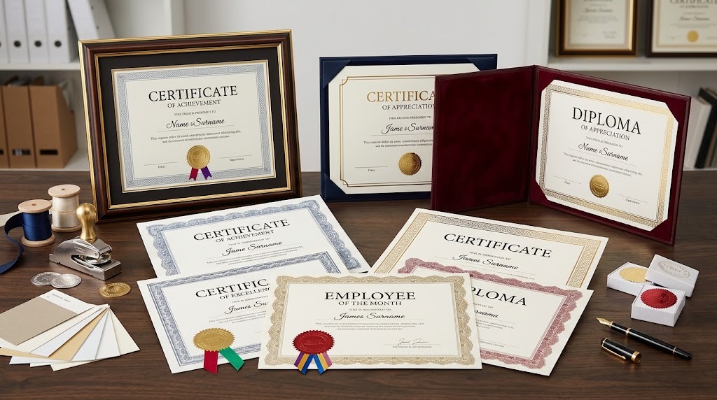 Award Certificate Printing in Islamabad & Rawalpindi manufacturing in Islamabad - Ittehad Printers