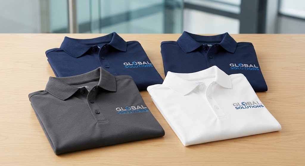 Custom Corporate T-Shirts & Polo Embroidery in Islamabad & Rawalpindi Gallery Angle 4 - Ittehad Printers Islamabad