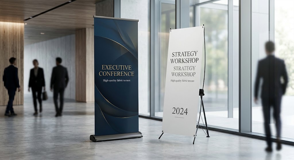 Roll-Up Standees & Exhibition Banners in Islamabad & Rawalpindi Gallery Angle 2 - Ittehad Printers Islamabad
